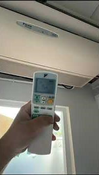 Daikin AC flashing light error code retrieval using wireless remote controller #airconditioning