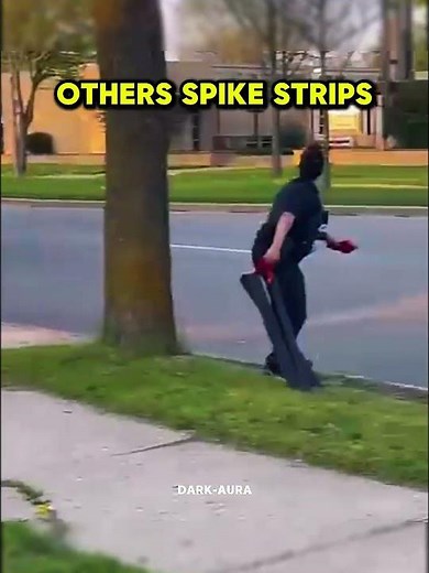 Police Spike Strip Vs this one 💀