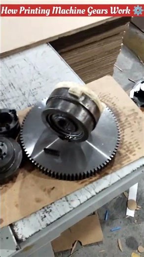 How Printing Machine Gears Work ⚙️SK MACHINERY SERVICE POINT #corrugation #machine