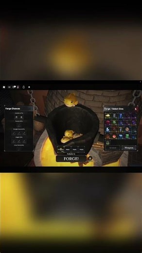 How to make the best sword in the forge #forge #roblox #robloxtheforge