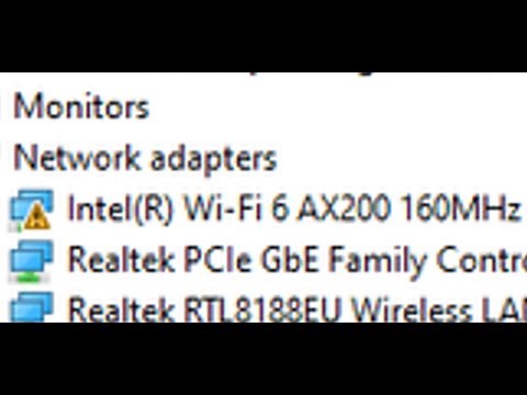 Fix Intel WiFi 6 AX200 160MHz Adapter Not Working Error Code 10/43/56/39