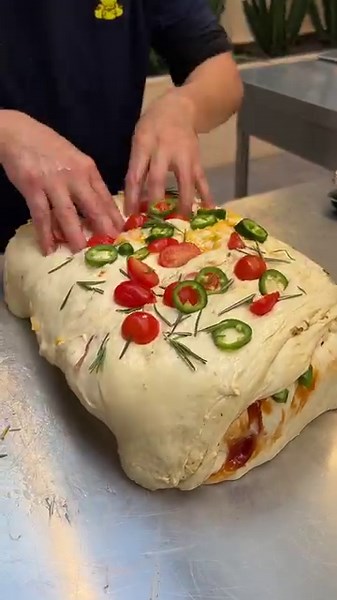 11M views · 48K reactions | BBQ Lasagna Focaccia! Savor the collision of comfort food worlds with this dish 襤 | Chefclub Network | Facebook