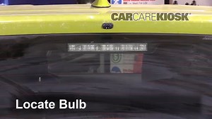3rd Brake Light Bulb Replacement on a 2017 Toyota Corolla iM 1.8L 4 Cyl.