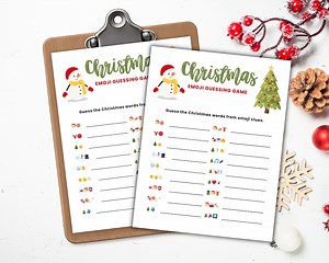 Christmas Emoji Quiz No Prep, Christmas Emoji Game Printable for Kids, Christmas Party Game, Christmas Ice Breaker Games, Holiday Emoji Game - Etsy