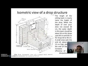 Drop Structures in open channels