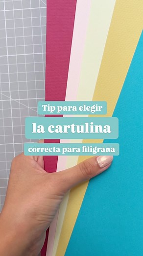 Tip para elegir la cartulina correcta para filigrana🌀 Una de las características más importantes es que la cartulina este teñida en masa, quiere decir que el color se haya agregado desde su composición🌈 Esto asegura que el color este presente de manera uniforme en toda la cartulina, además le da mayor resistencia a la decoloración🙌🏽 👀Esta característica aplica también para papeles ❣️Guarda este reel para que puedas verlo siempre que lo necesites y compártelo para ayudar a más personas🌀 #ti