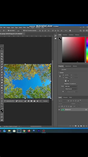 Photoshop 2026 - Tips for manually removing the sky background | Bharti Computer Kurda