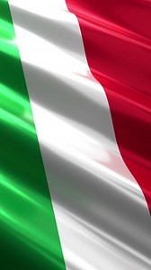 Italy - waving vertical flag