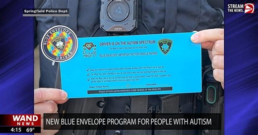Springfield police launch Blue Envelope Program to help drivers with Autism