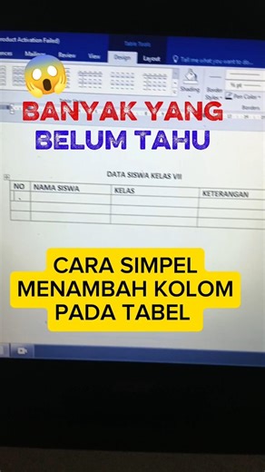 quick way to add a table #tutorial