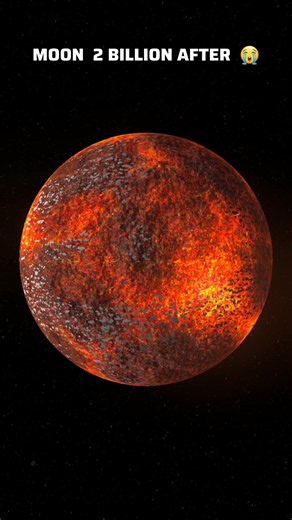 After 2 Billion Moon Future🥺!! #moonshorts #space #galaxy #universe