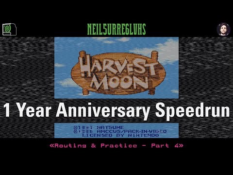 Harvest Moon Speedrun Anniversary - Practice 4