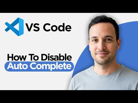How to Disable AutoComplete in VS Code | Turn Off Auto Complete in Visual Studio Code (2026 Guide)