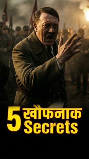 Adolf Hitler के 5 खौफनाक Raaz जो History Books में नहीं हैं 😱 | #hilersecrets #shorts