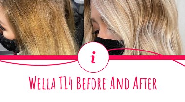 Wella T14 Before and After on Orange, Yellow, Dark Hair