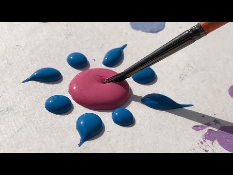 How to draw palm tree and beautiful sky | easy acrylic painting for beginners