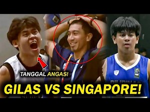 GILAS U16 VS SINGAPORE | Tanggal ang Angas ng Singapore, Tinambakan lang ng Gilas | Highlights