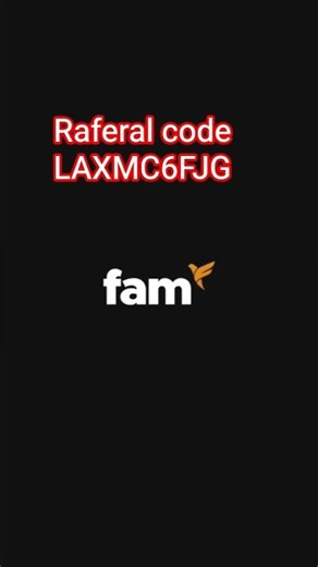 HOW TO CREATE FAMPAY😊❤in used referal code#trending #music #referalcode #code #fampay #viral