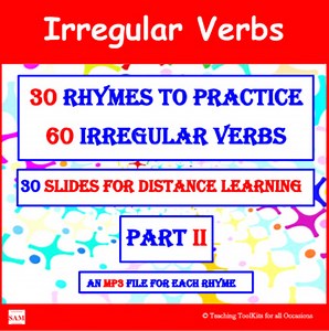 Irregular Verbs in Rhymes II (PowerPoint)