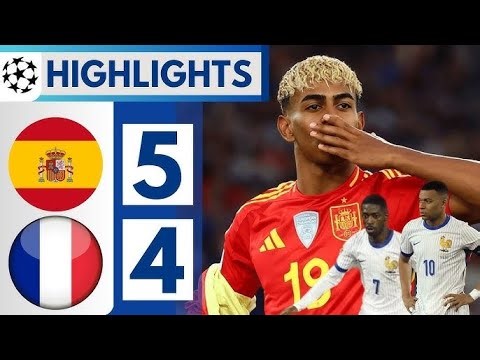 Spain 🇪🇸 vs France 🇫🇷 🔥 natinoal leuge semi final Clash | Mbappe vs lamine yamal 💥 Full Highlights.