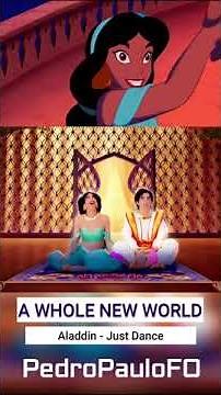 A Whole New World from Disney's Aladdin - Just Dance 2024 Edition comparison #disney #Aladdin