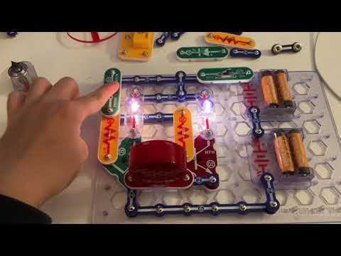 Snap Circuits Extreme: SCR and Transistor Switch