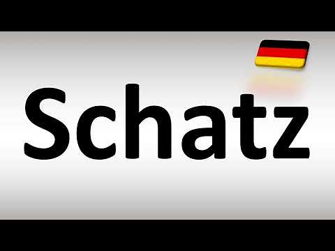 How to Pronounce Schatz (German)