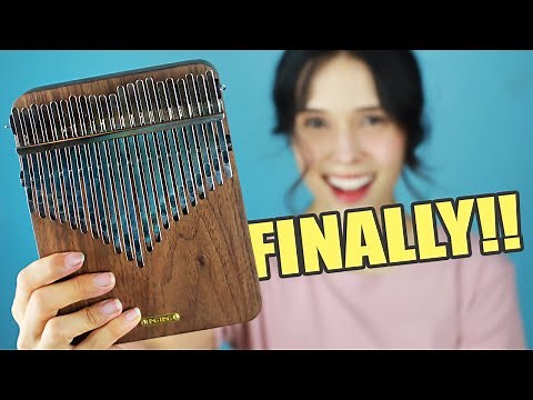 LINGTING K21W 21 keys Kalimba Review & Sound Test