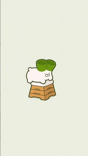 #ベじまる #ネギうさぎ #アニメーション #cute #ネギうさぎ #animation #アニメーション