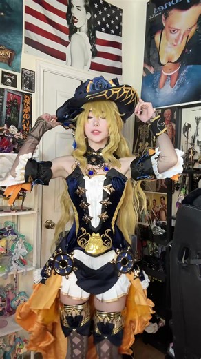 acc the most gorgeous cosplay wowiee #fyp #foryoupage #naviagenshinimpact #genshinimpact #genshincosplay