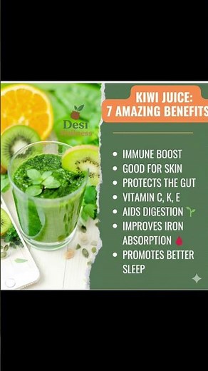 🥝 Kiwi Juice: 7 Amazing Health Benefits