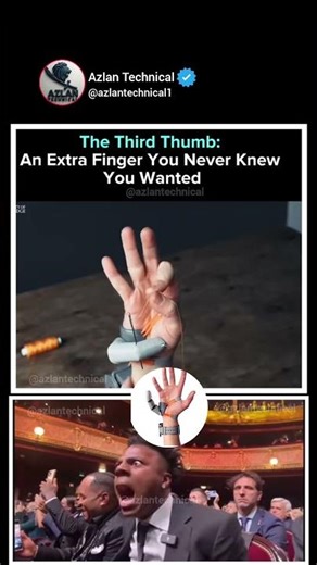 Upgrade your Hands with this extra prosthetic thumb#science #tech