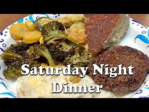 Delicious, Easy & Affordable Dinner for a Saturday Night - Recipe is in Video for Everyone to See!!