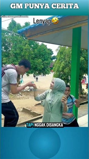 WHEN THIS STUDENT GREETED HIS TEACHER, IT WAS NOT WITHOUT REASON