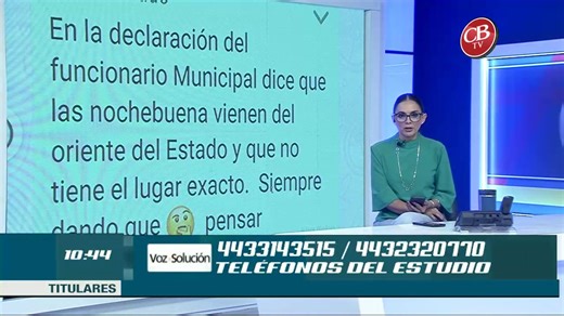 VOZ Y SOLUCIÓN. 28 NOVIEMBRE 2025. ⚠️Mándanos tu denuncia a nuestro WhatsApp 📱44 39 44 74 57. ☎️ O llama para participar en el programa en vivo líneas del estudio. 4433143515- 4432320770. 🗞️ | CB Televisión