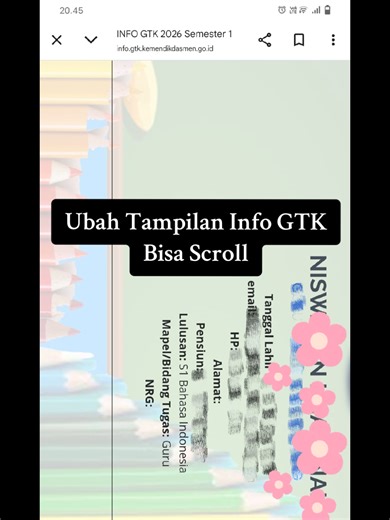 Tampilan Info GTK Miring? Cara Mudah Mengatasinya