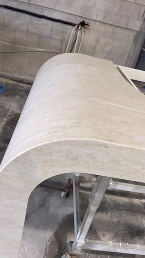 Thermoform stone Benchtop. No joins !!! Elegance and craftsmanship. | Banks Benchtops