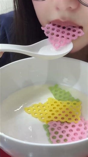 New foodie Colorful chocolate soaked in water with its dazzling array of colors is a