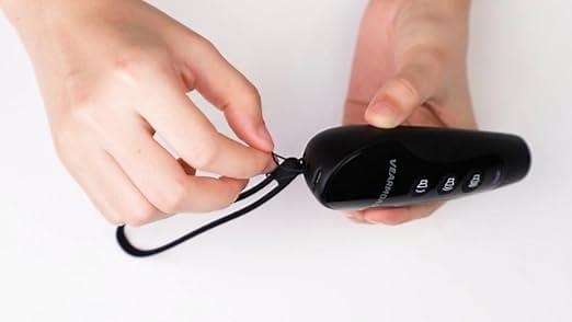 How to attach the carrying loop to the device