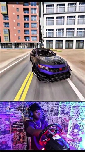 Honda Civic Type R drifting beamng drive #honda #beamngdrive #drifting