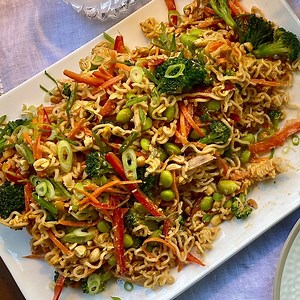 Thought you’d never reach for a pack of ramen to make an impressive, crowd-pleasing meal? Think again. GET THE RECIPE: https://trib.al/podCvC2 | MyRecipes