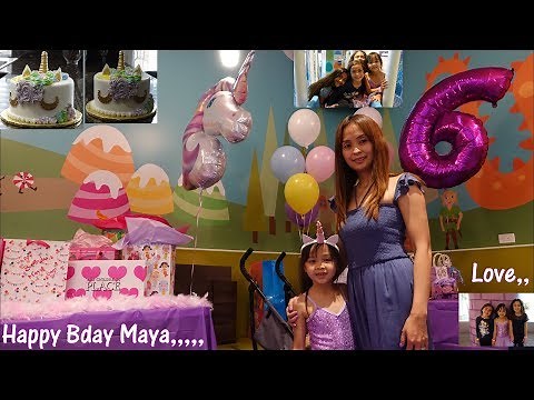 Children's Birthday Party: A Unicorn Princess Birthday Party Theme. Family Indoor Playground