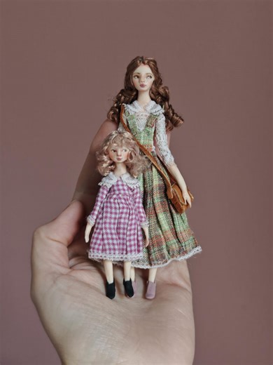 1:12 Scale Dolls, Dollhouse Miniatures, Dollhouse Doll, Miniature Doll, Handmade Doll - Etsy UK