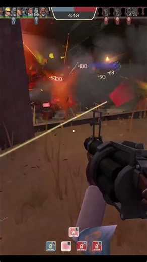 Demoman finds read team and gift them grenades and ends up failing. #tf2 #demoman #shorts