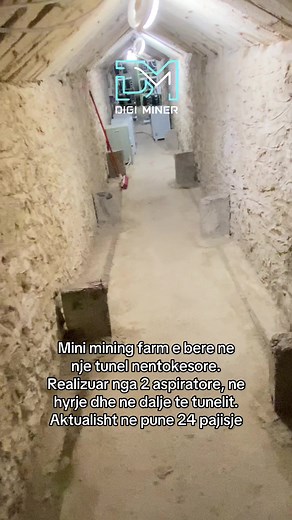 Mini Mining Farm në Tunel Nëntokesor