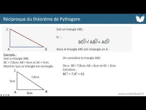 Réciproque théorème de Pythagore - Cours de maths