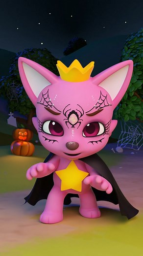 Pinkfong Halloween Makeup Tutorial
