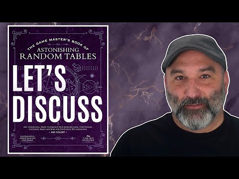 June 2023 Giveaway: The Game Master's Book of Astonishing Random Tables *CONTEST COMPLETED