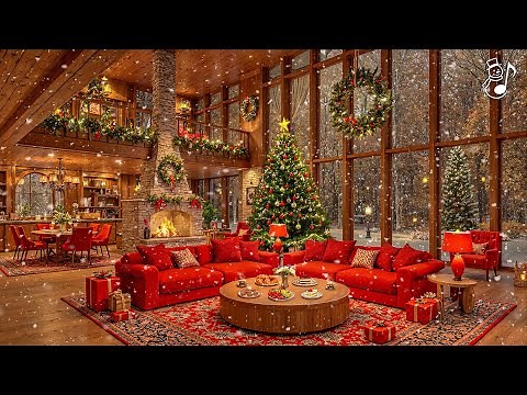 Relaxing Christmas Music with Fireplace Ambience🎄Merry Christmas 2026🎅 Top Christmas Songs Playlist