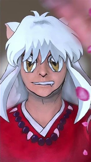 Where are my anime fans? #fy #makeup #anime #inuyasha #makeuptransition #crunchyroll #facepainting